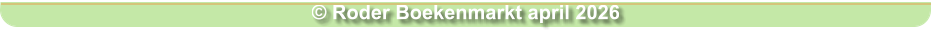 © Roder Boekenmarkt april 2026